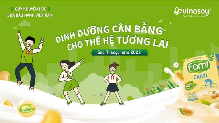 Quỹ Khuyến học sữa đậu nành Việt Nam triển khai chương trình “Dinh dưỡng cân bằng cho thế hệ tương lai” năm 2023